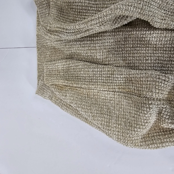 Eddie Bauer Men's Tan Cardigan Vest Sz L Mens Cotton Grandpa Bussines Casual - Picture 10 of 10